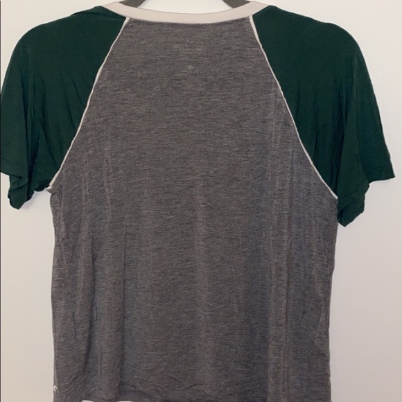Gray and Green Tee - Picture 3 of 4